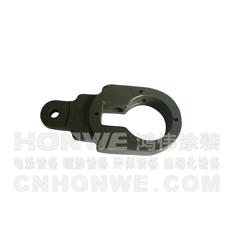 电泳军绿色工件