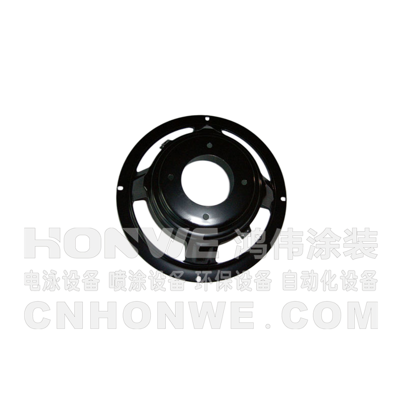 电泳黑色平光音响配件